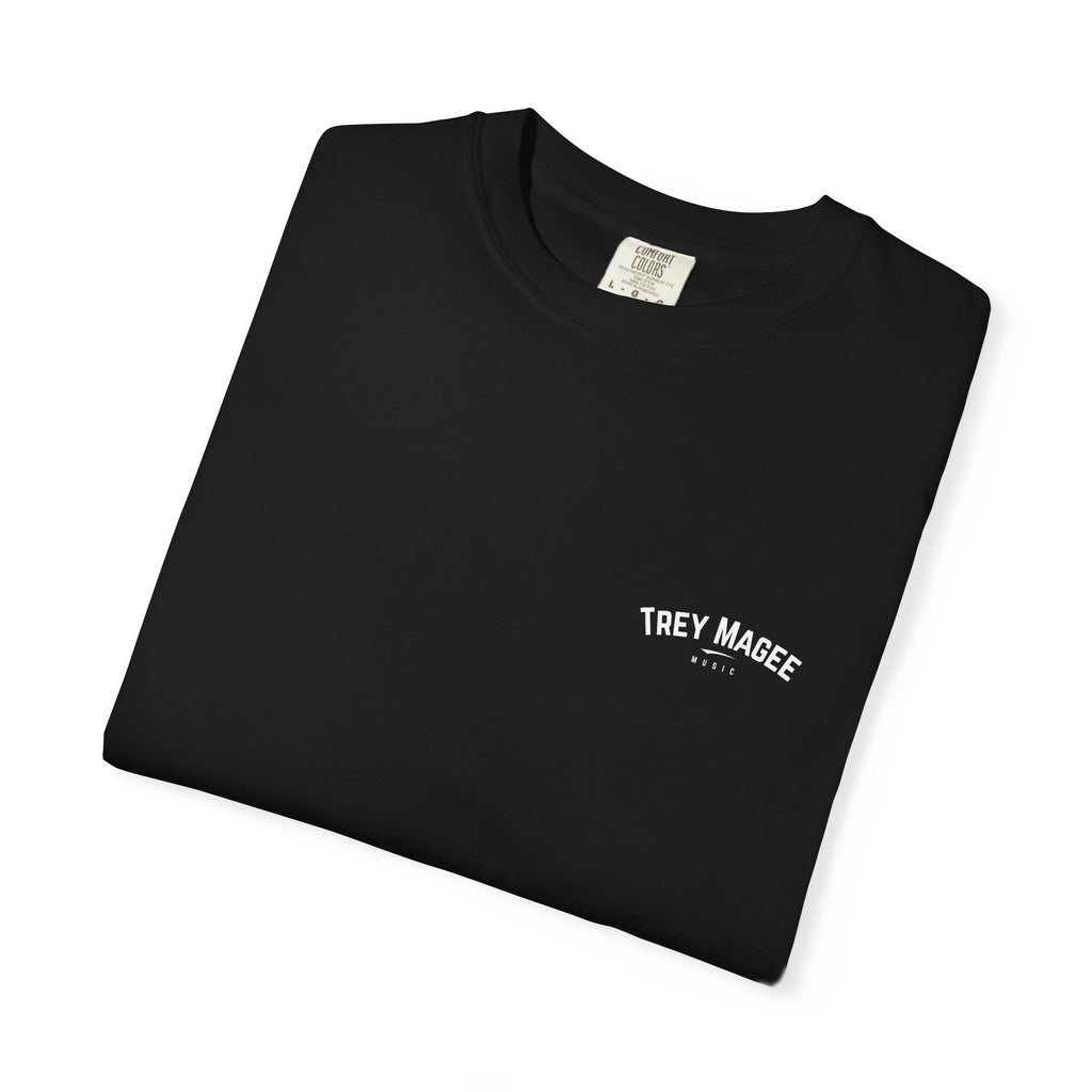 Trey Magee Music Chest Logo T-Shirt | Minimal Text Tee