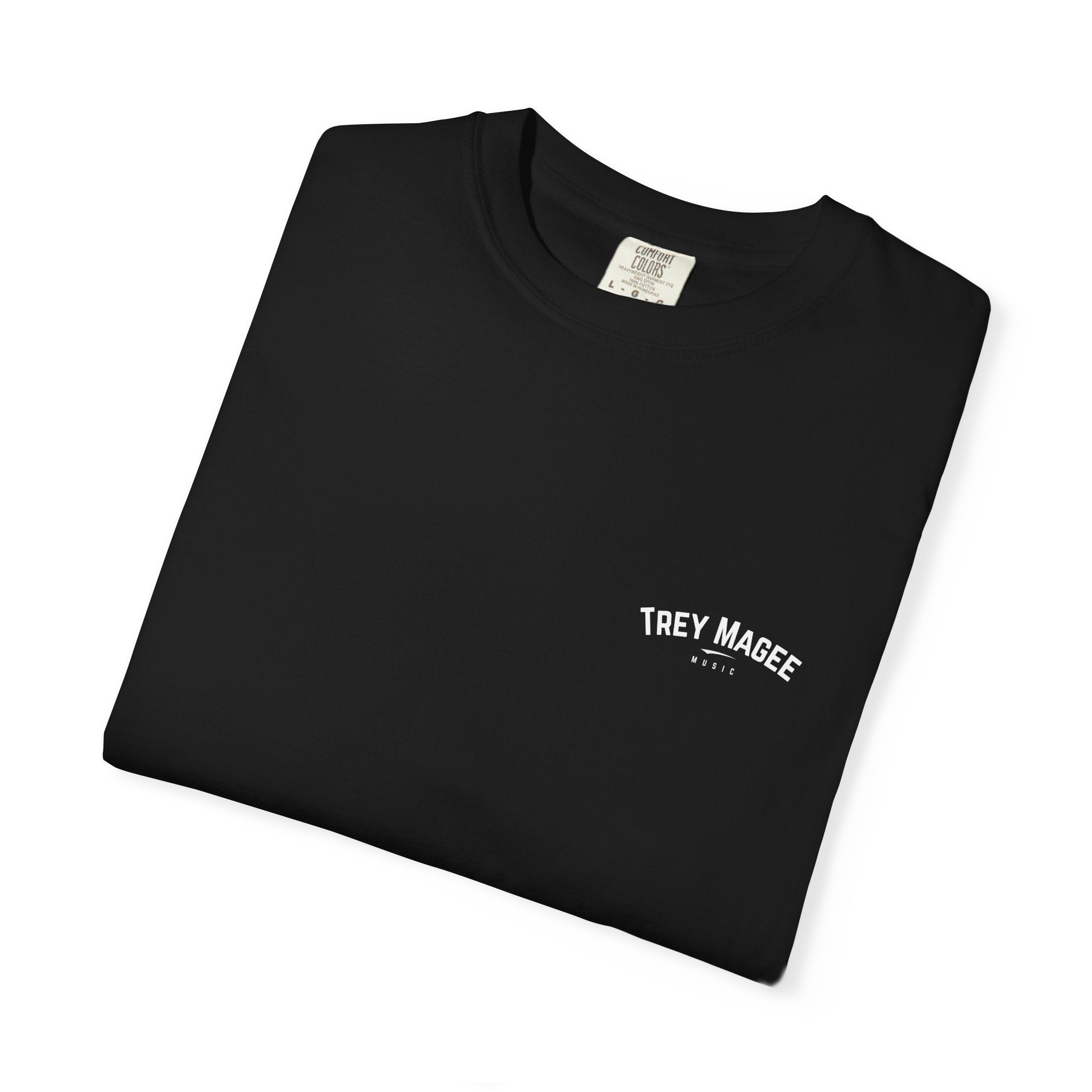 Trey Magee Music Chest Logo T-Shirt | Minimal Text Tee