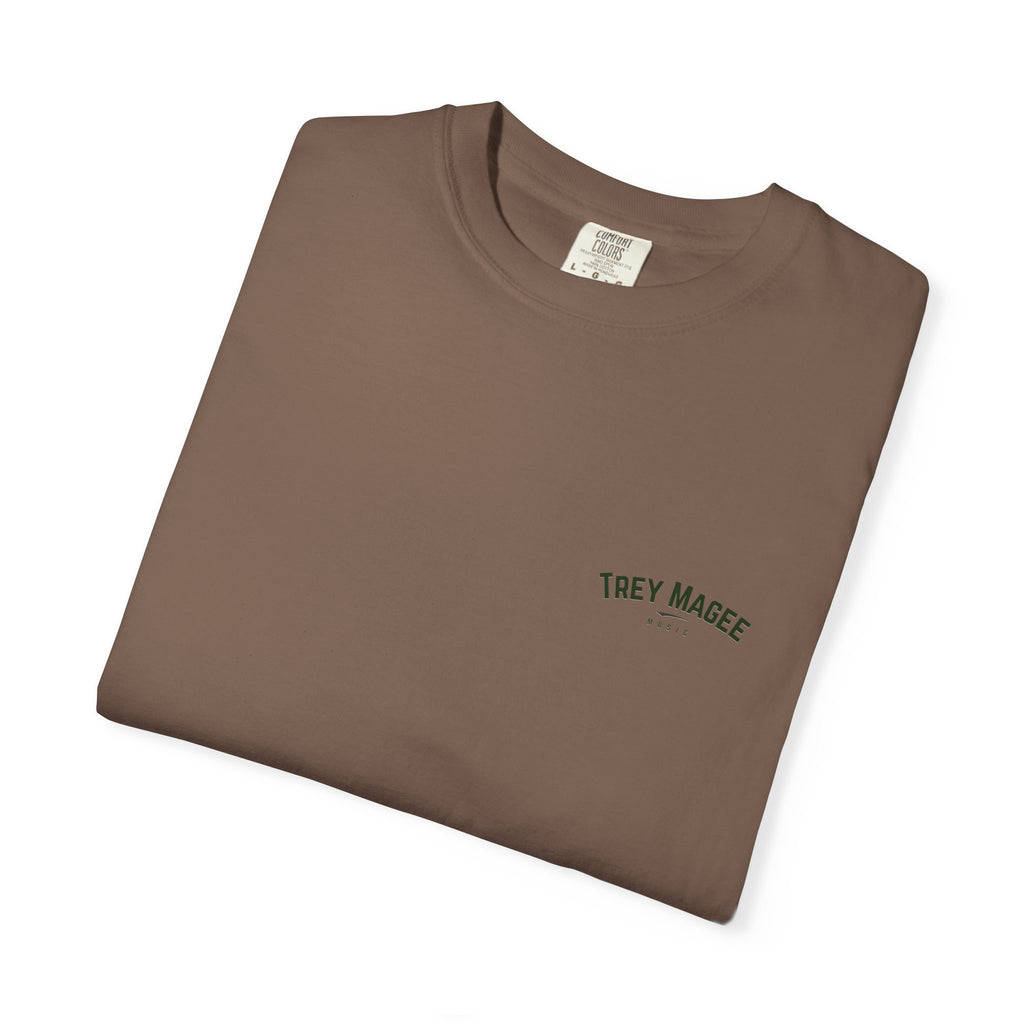 Trey Magee Music Chest Logo T-Shirt | Minimal Text Tee