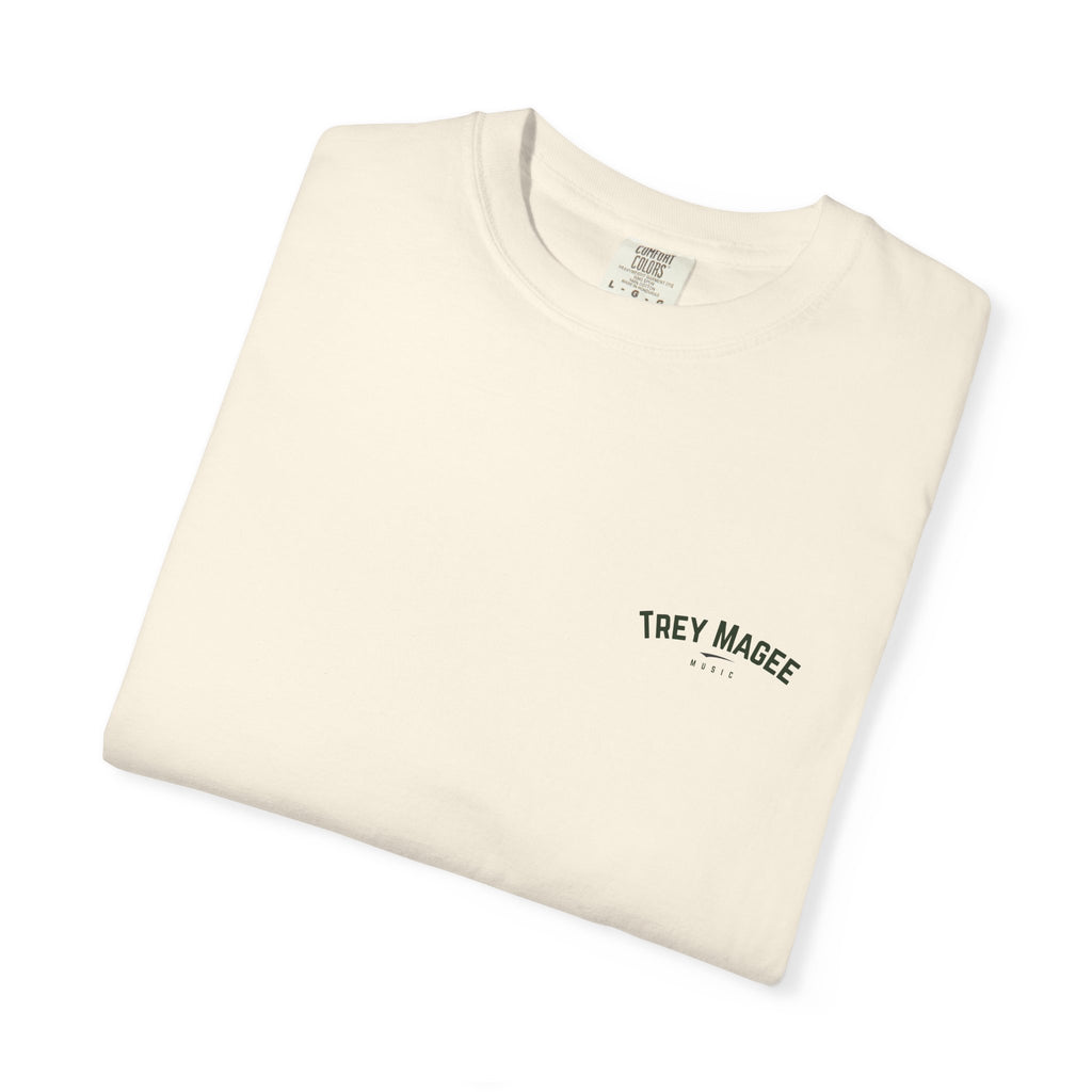 Trey Magee Music Chest Logo T-Shirt | Minimal Text Tee