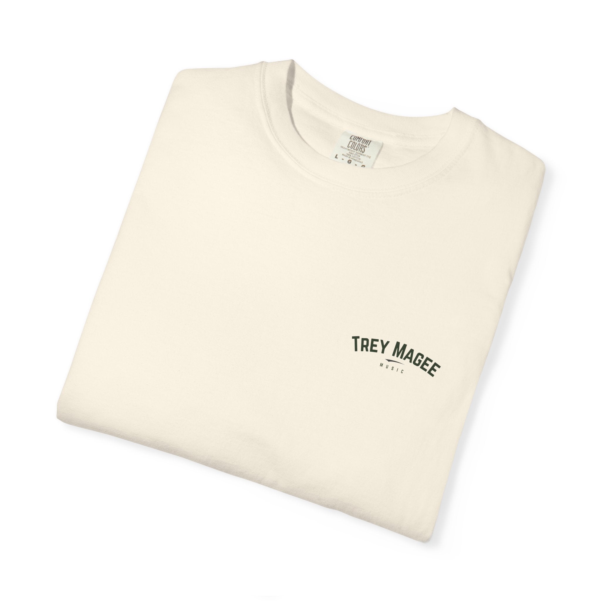 Trey Magee Music Chest Logo T-Shirt | Minimal Text Tee