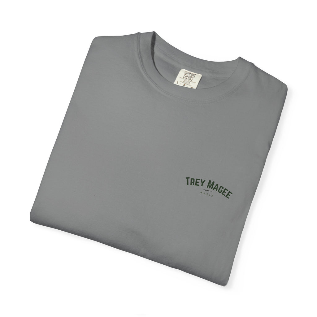 Trey Magee Music Chest Logo T-Shirt | Minimal Text Tee