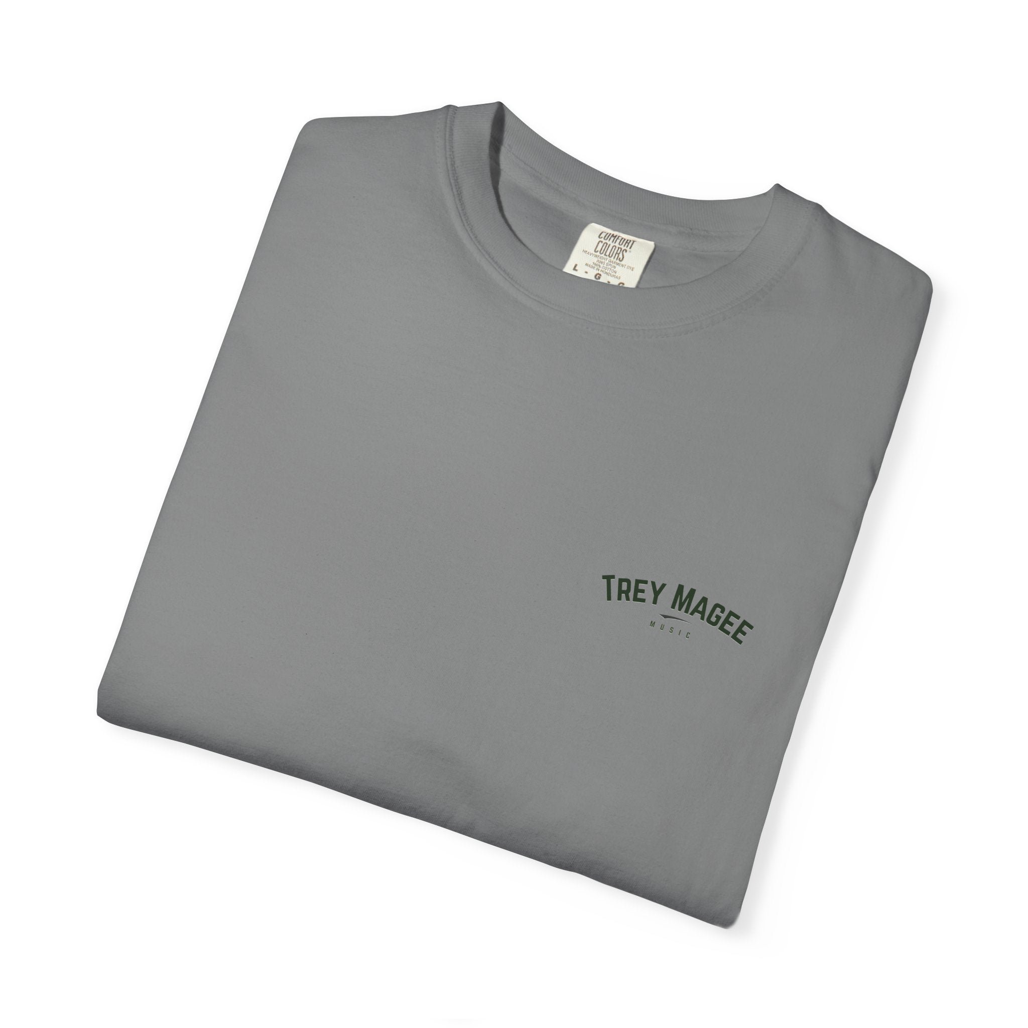 Trey Magee Music Chest Logo T-Shirt | Minimal Text Tee