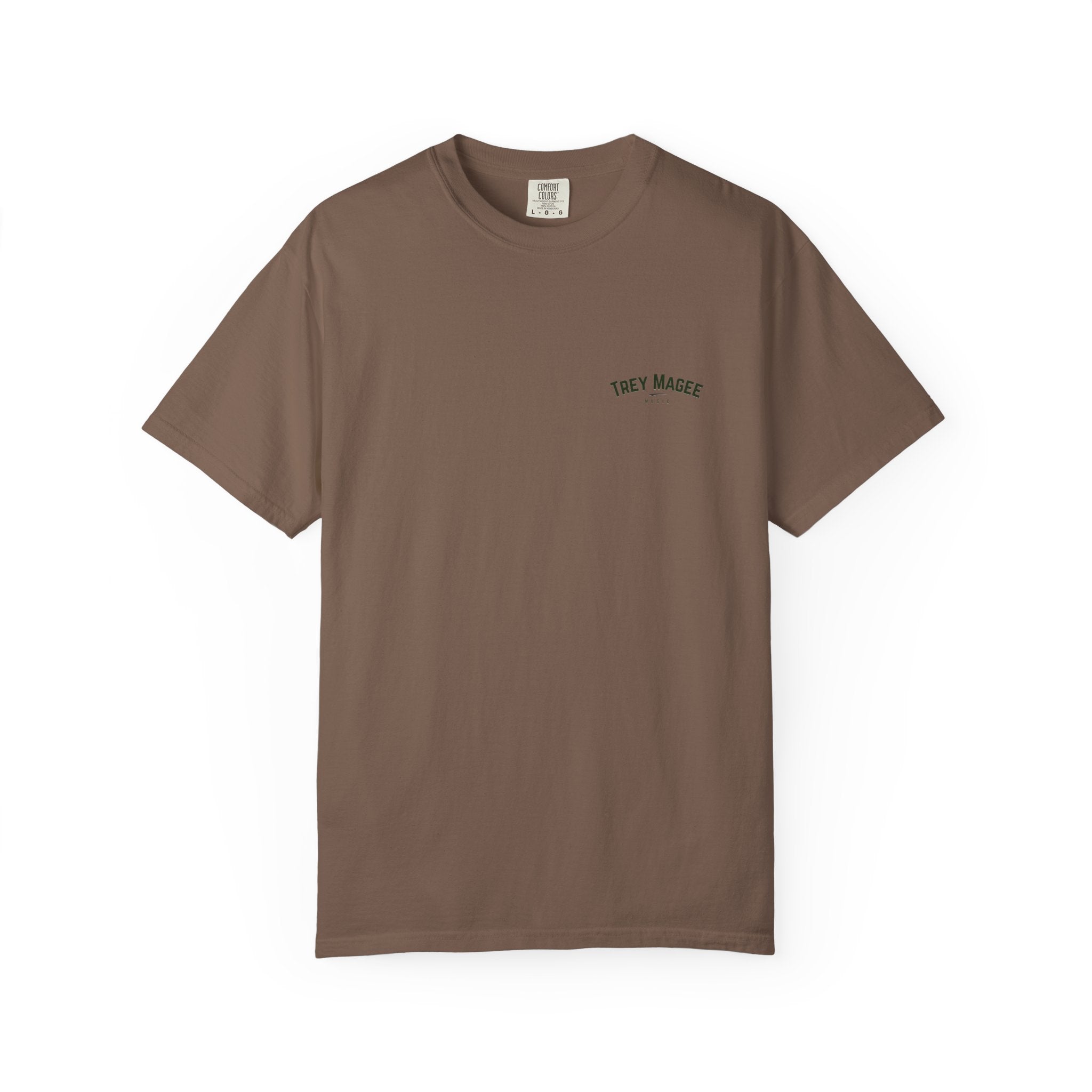 Trey Magee Music Chest Logo T-Shirt | Minimal Text Tee