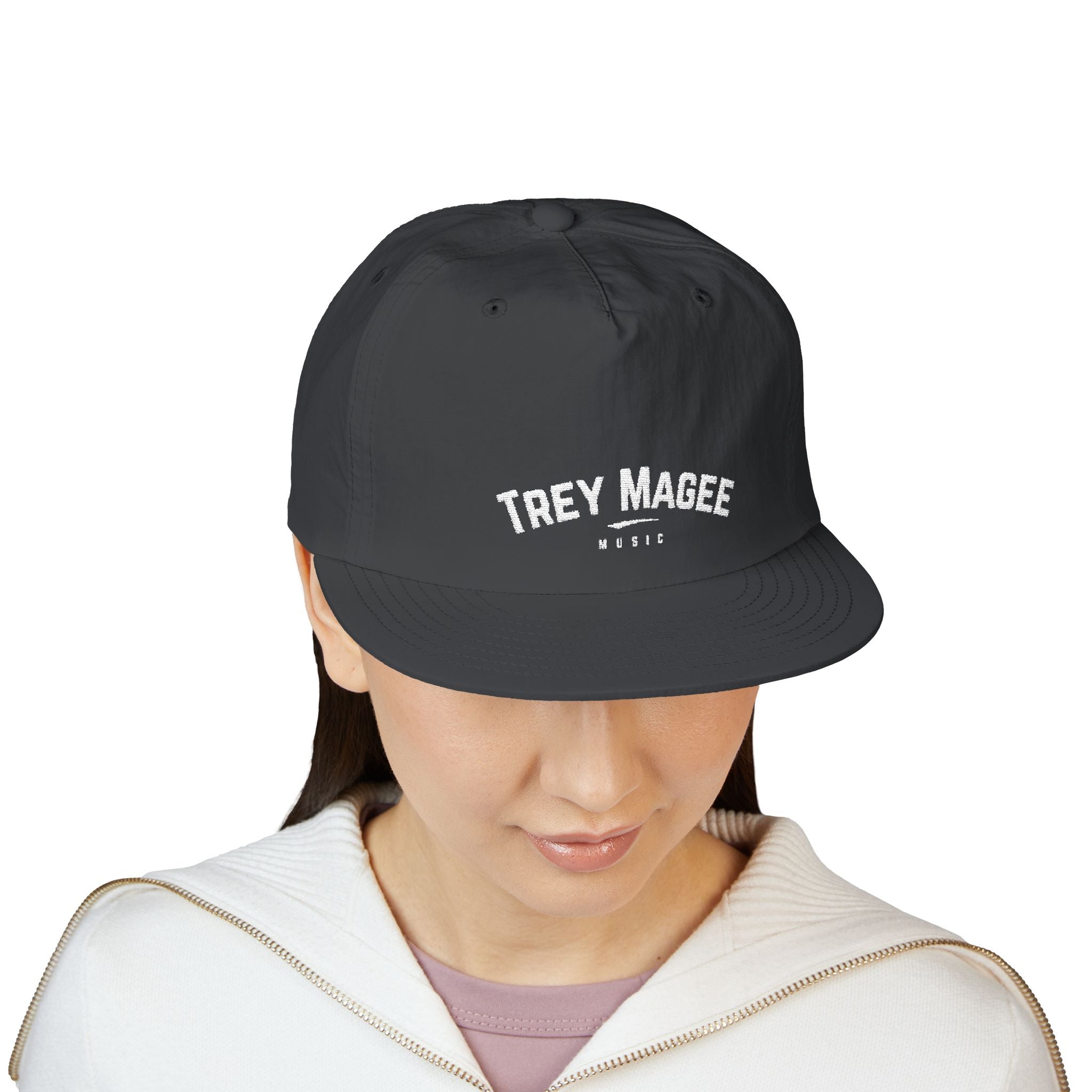 Trey Magee - Surf Cap White Logo
