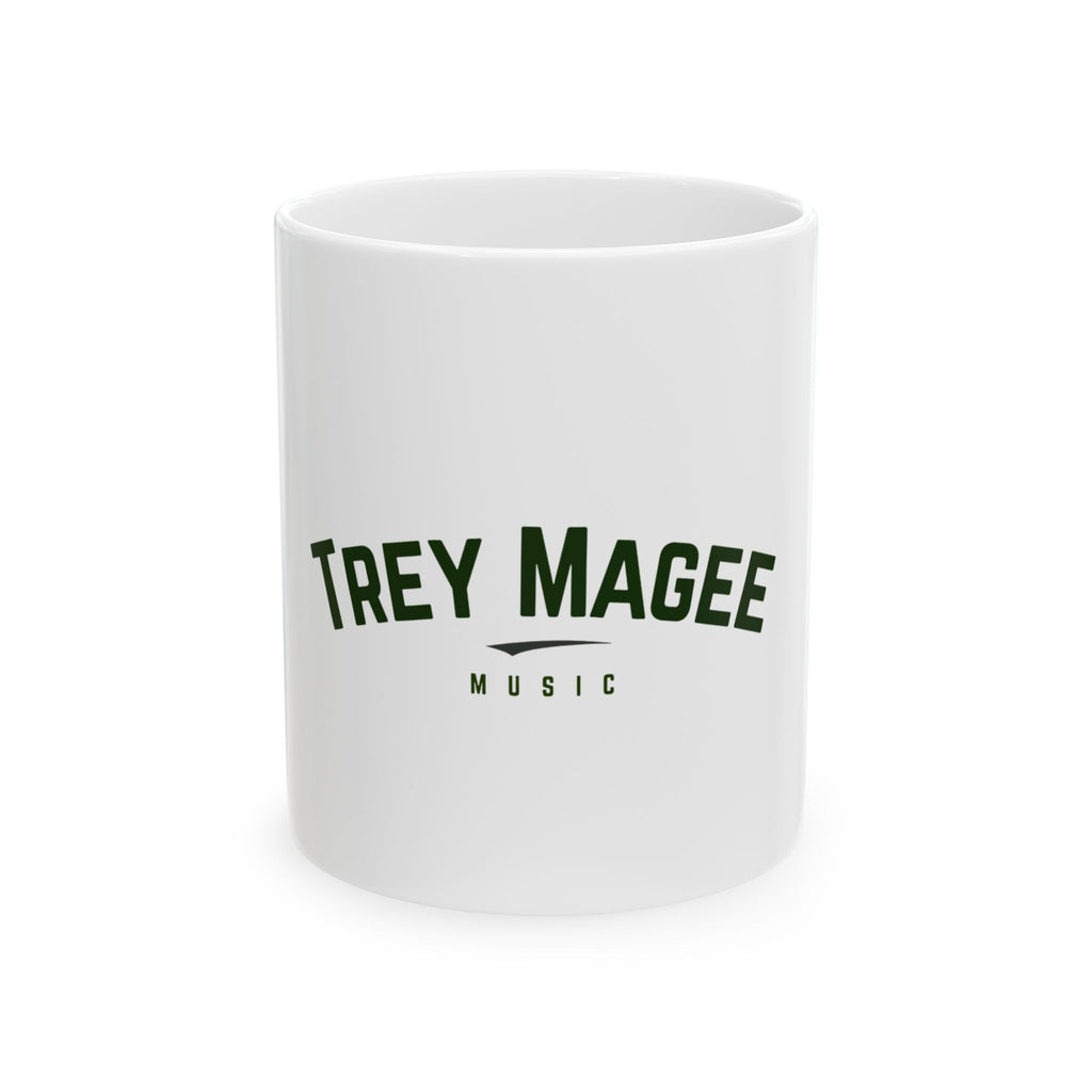 Trey Magee Music Ceramic Mug — Musician Logo Coffee Cup (11oz & 15oz)