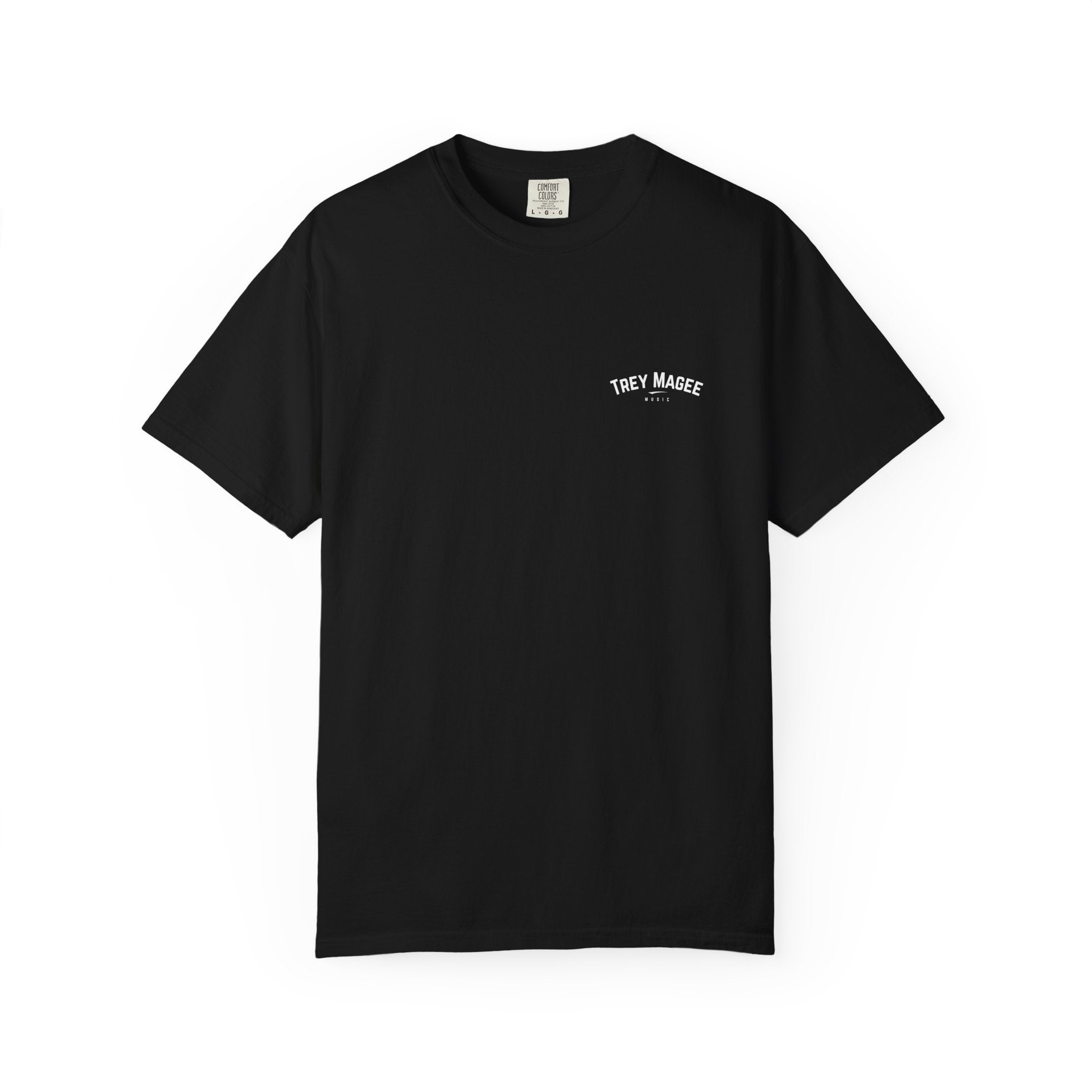 Trey Magee Music Chest Logo T-Shirt | Minimal Text Tee