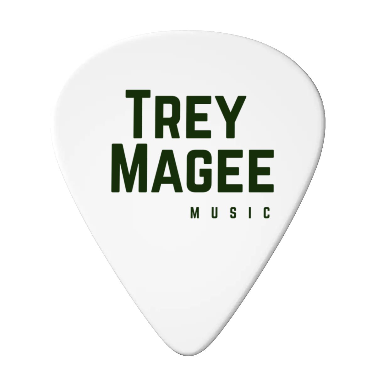 Trey Magee Music Guitar Picks 6 pcs - White/Green