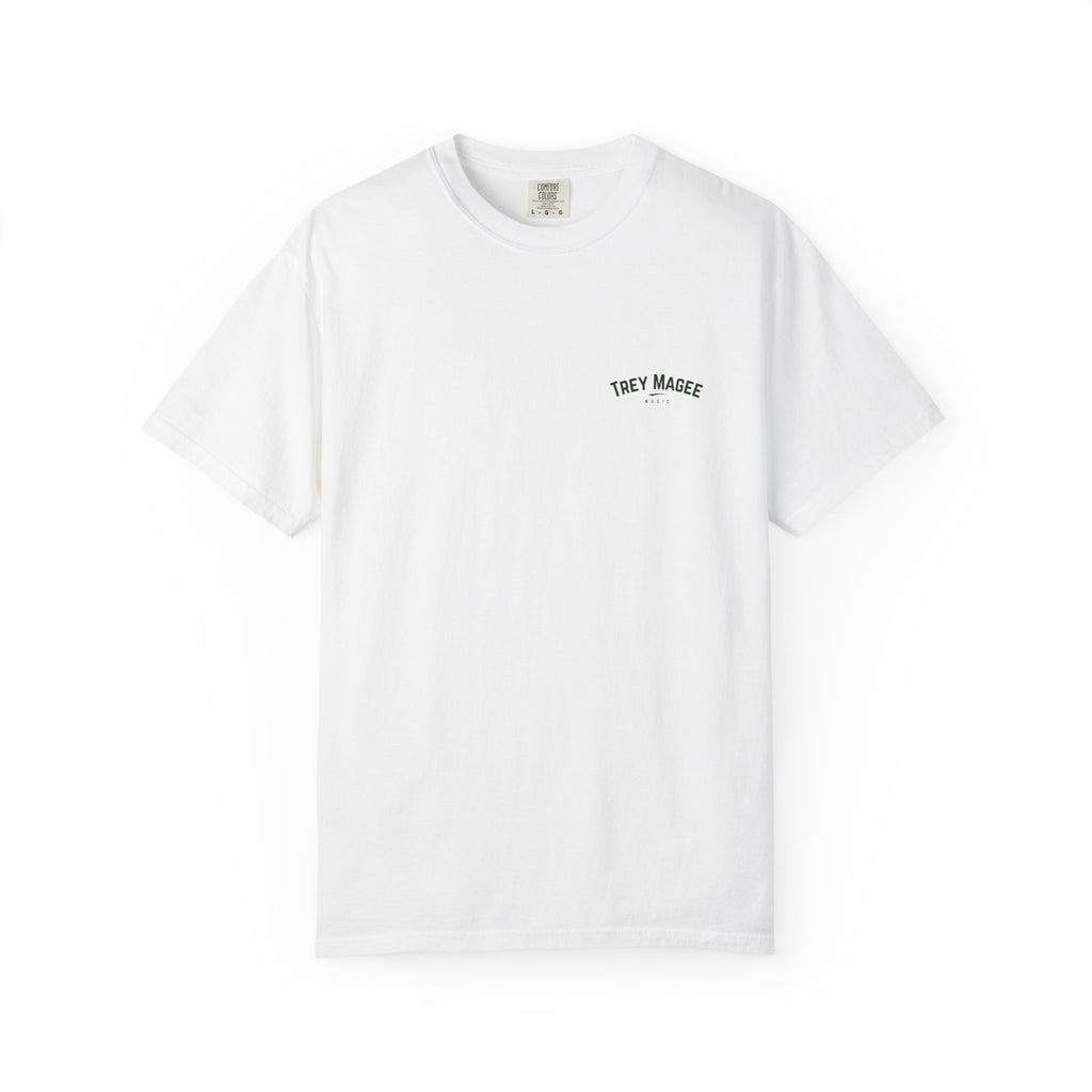 Trey Magee Music Chest Logo T-Shirt | Minimal Text Tee