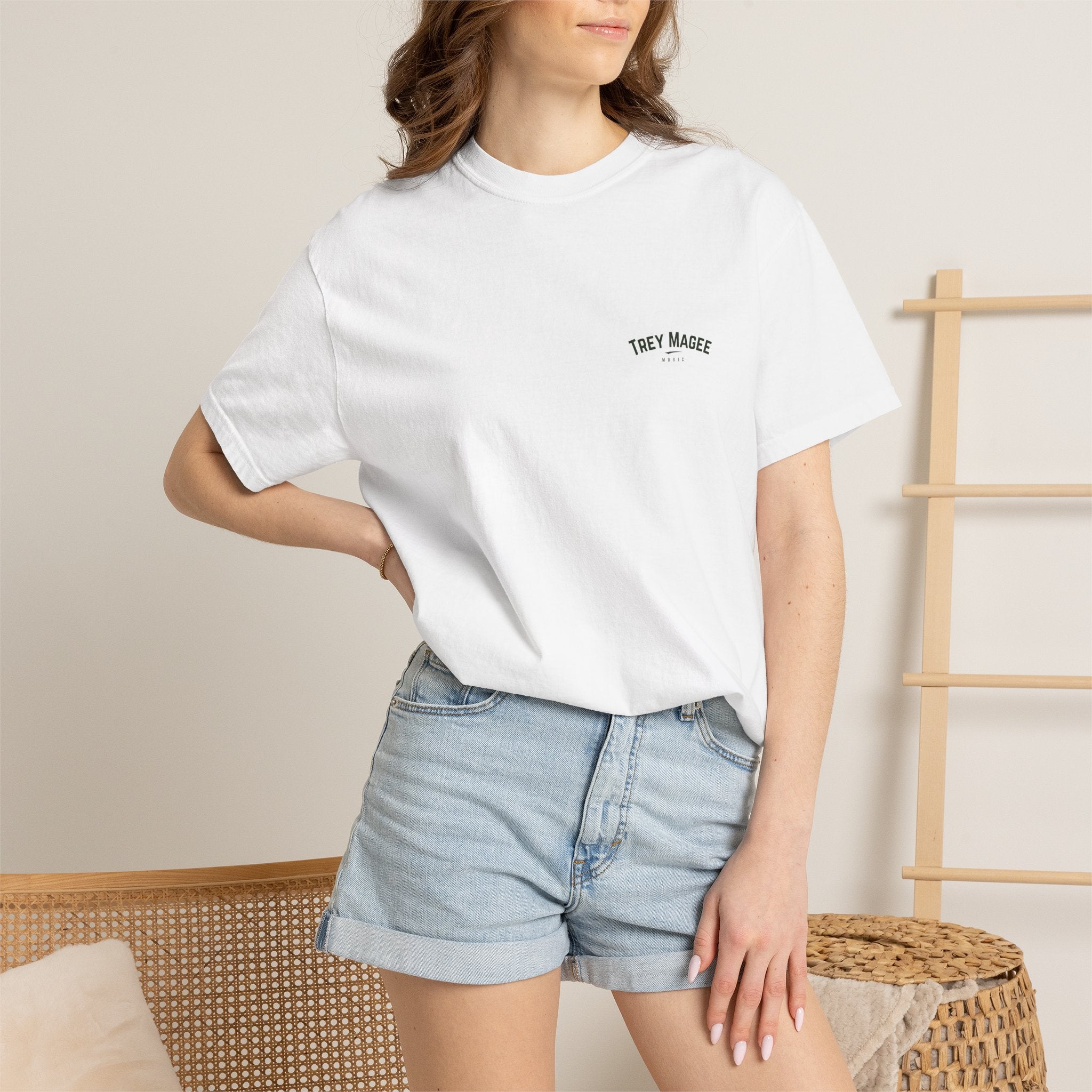 Trey Magee Music Chest Logo T-Shirt | Minimal Text Tee