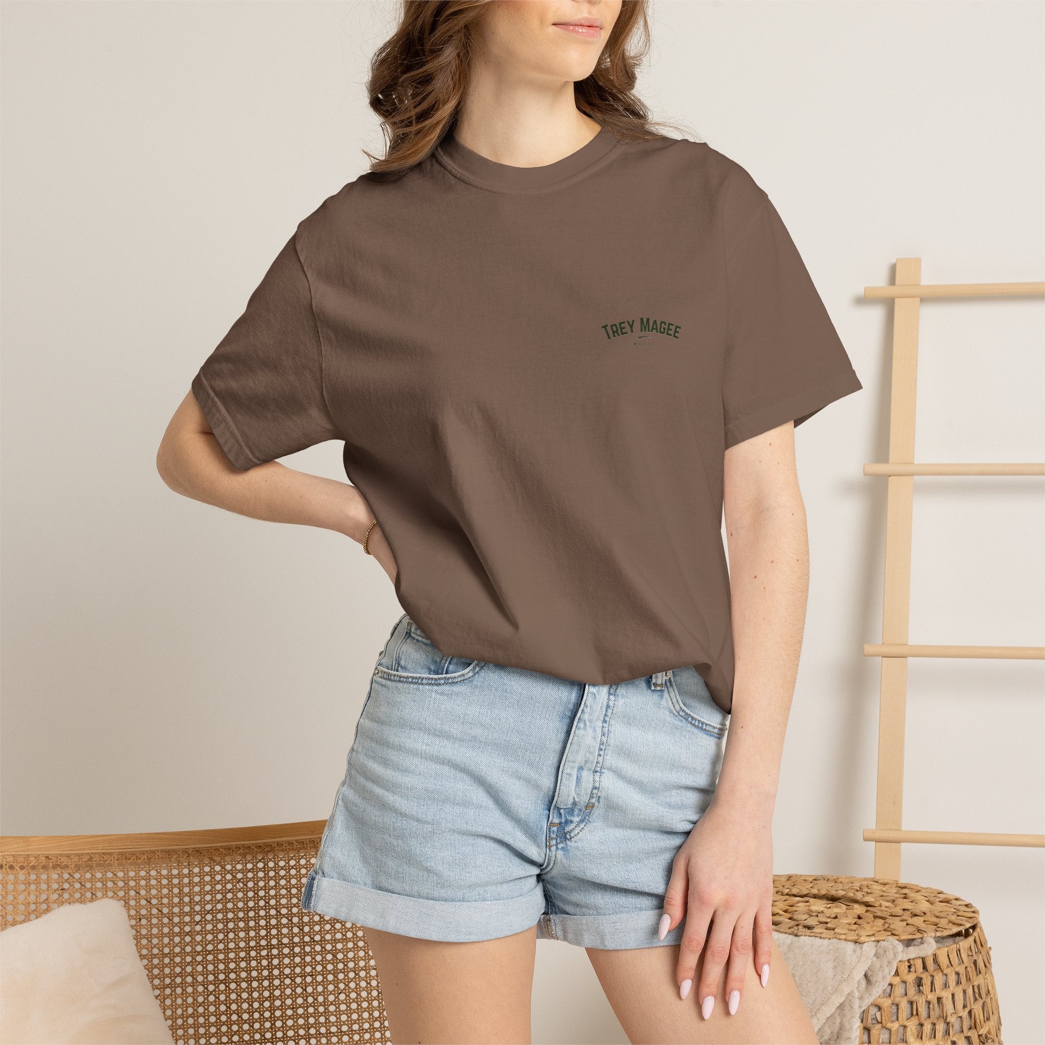 Trey Magee Music Chest Logo T-Shirt | Minimal Text Tee