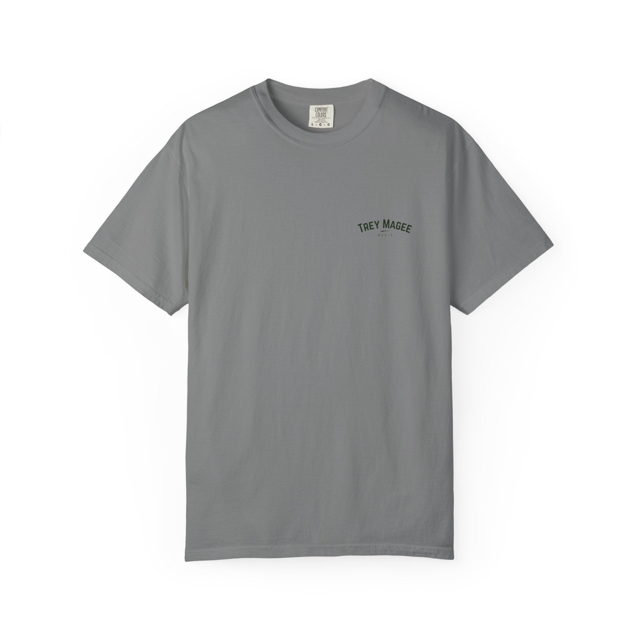 Trey Magee Music Chest Logo T-Shirt | Minimal Text Tee