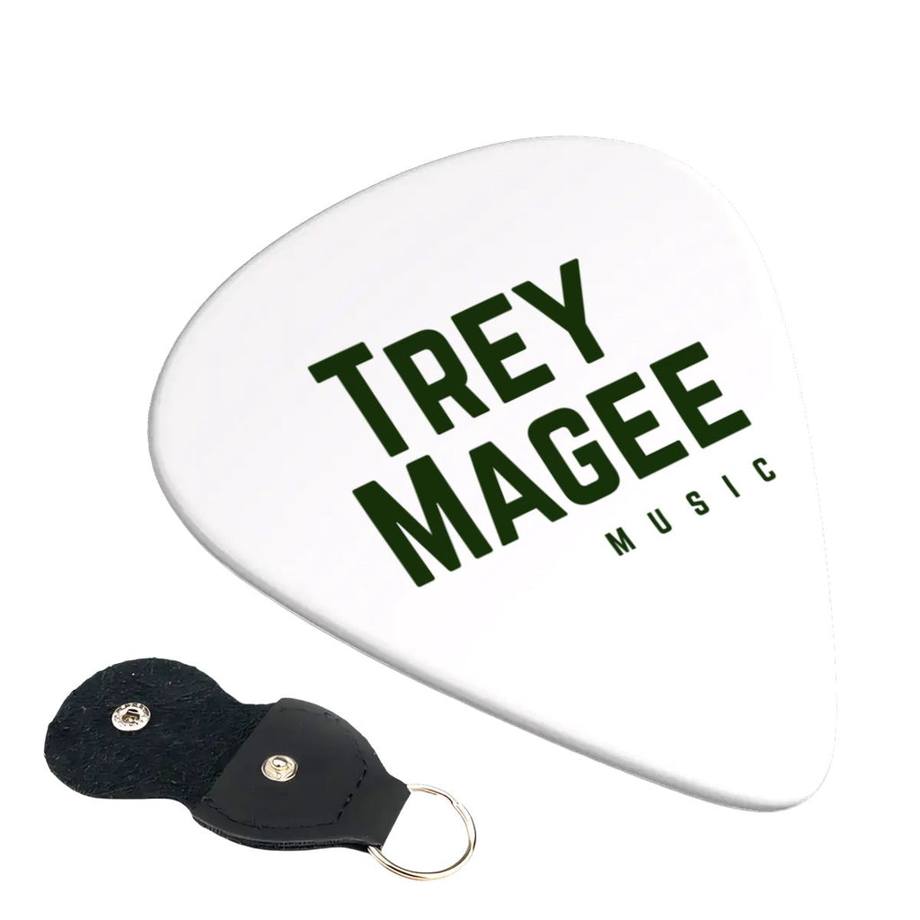 Trey Magee Music Guitar Picks 6 pcs - White/Green